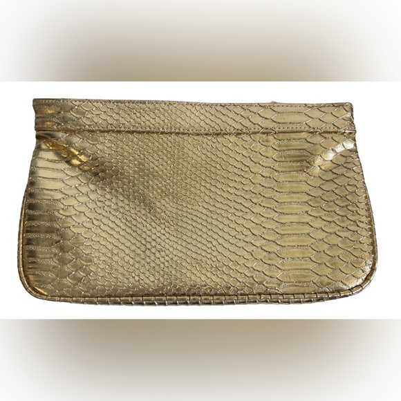 Guess Gold Rush Clutch Cosmetic Pouch - Picture 1 of 9